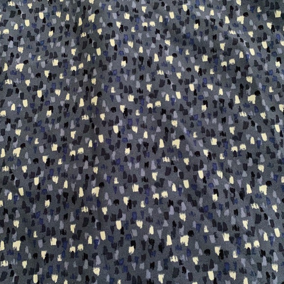 Gap blue patterned dress paint strokes Sz M NWT - Picture 2 of 11